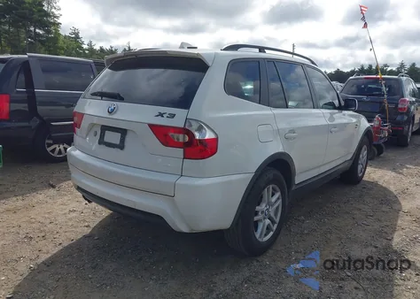 2006 BMW X3 3.0I z USA, uszkodzony, nr VIN WBXPA93446WG79376